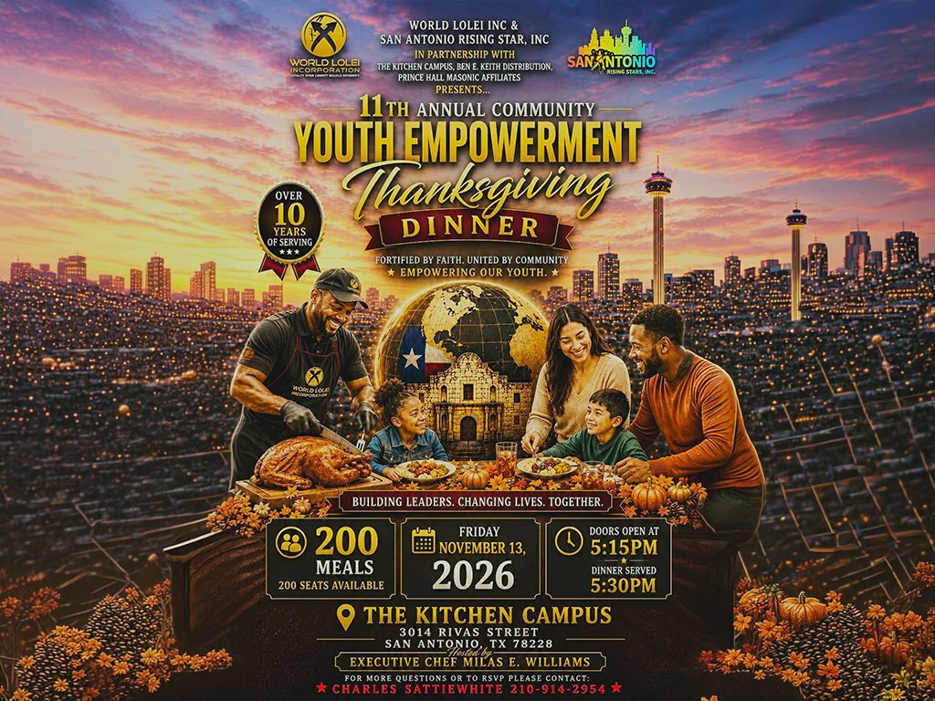 11th Annual Community Youth Empowerment Thanksgiving Dinner event artwork